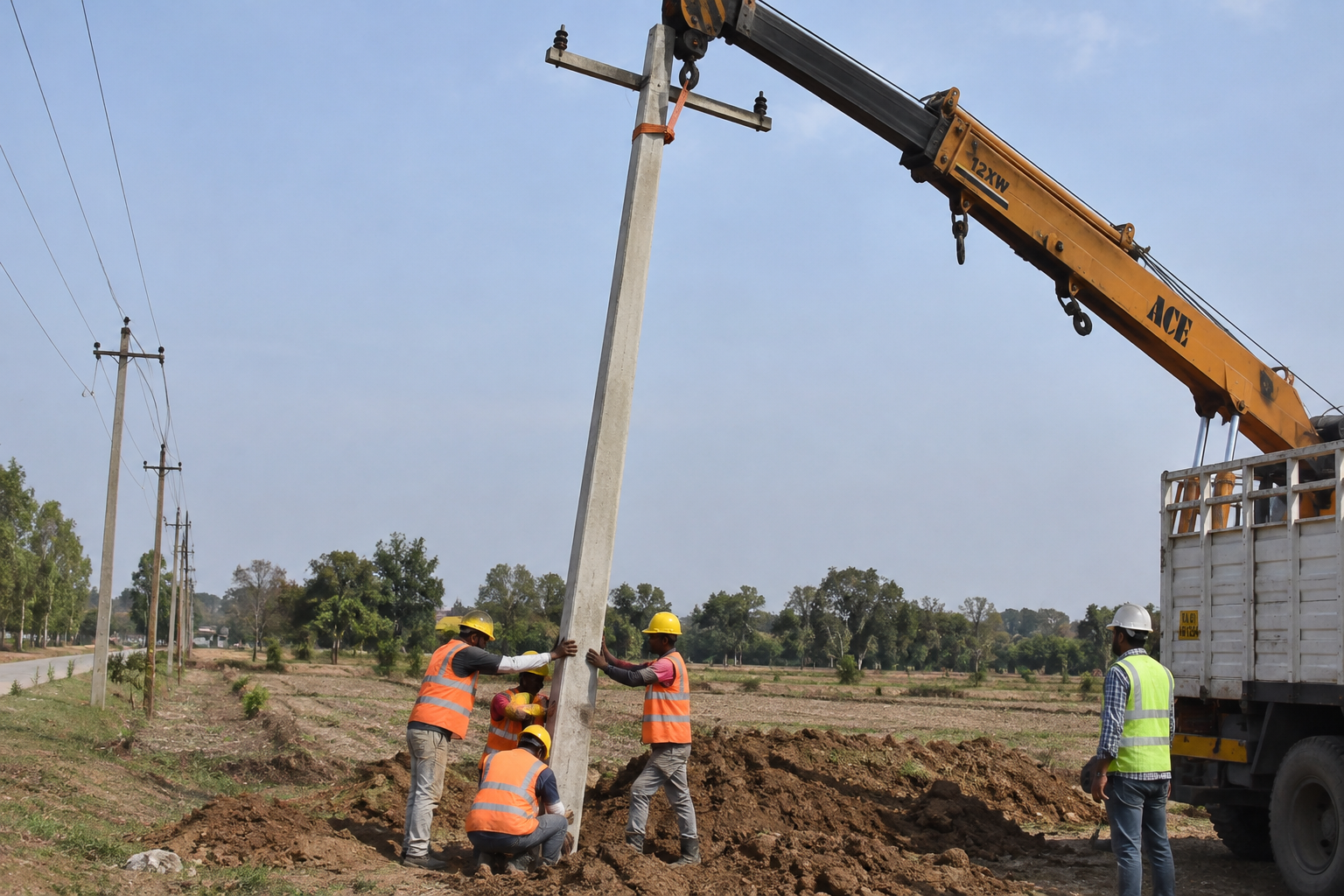 Pole Erection